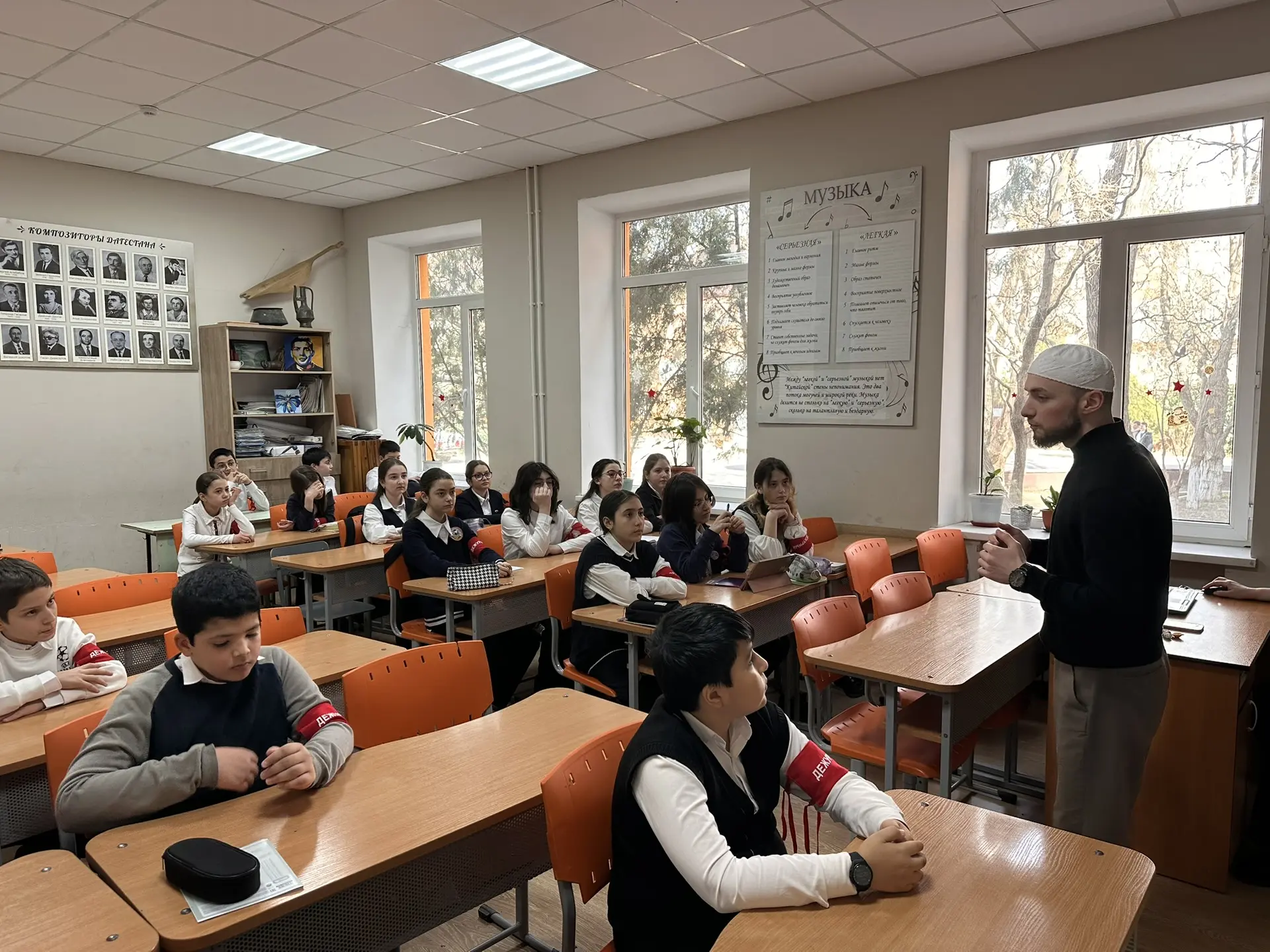 Важный разговор о главном. Встреча с представителем отдела просвещения Муфтията Дагестана Магомедрасулом Магомедовым.